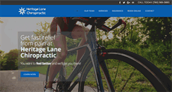 Desktop Screenshot of heritagelanechiropractic.com